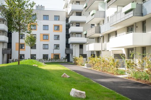 Vorschau Bild von Eindruck von der neu errichteten Wohnhausanlage der
"Wien-Süd"