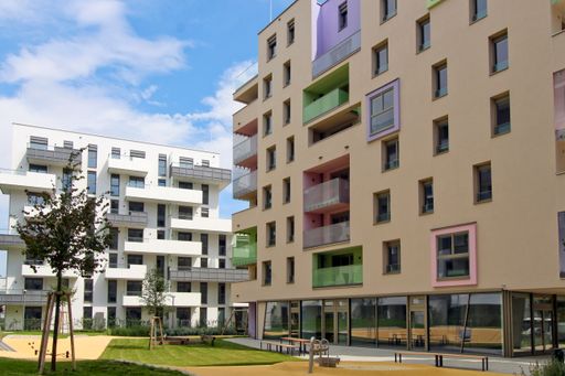 Vorschau Bild von Eindruck von der neu errichteten Wohnhausanlage der
"Wien-Süd"