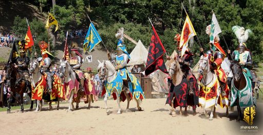  Stuntreiter der Gruppe Haraldos