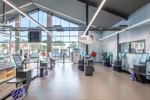  shopreme Self-Checkout Zone bei ALDI Nord