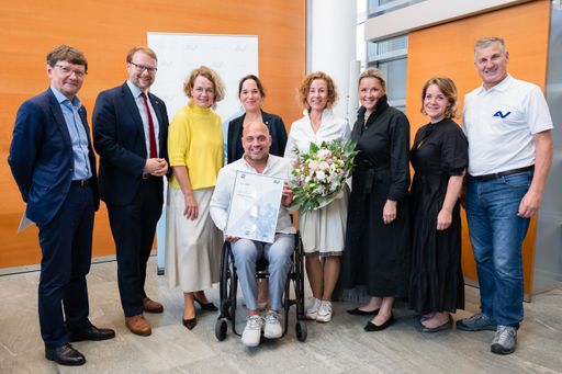  AUVA-„Back to Life“-Award NÖ für Gerhard
Holnsteiner aus Krems