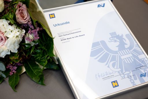 Vorschau Bild von AUVA-„Back to Life“-Award NÖ für Gerhard
Holnsteiner aus Krems