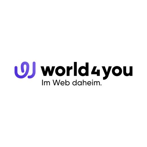  Logo von world4you in Webversion