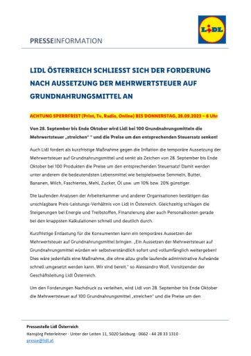 Vorschau Bild von Hier die Pressemitteilung als PDF.
