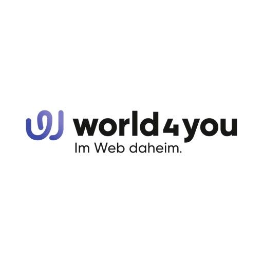 Vorschau Bild von Logo von world4you in Print-Version