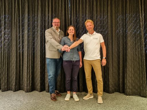 Obmann Josef Grander, Mag. Martina Foidl & Gernot
Riedel