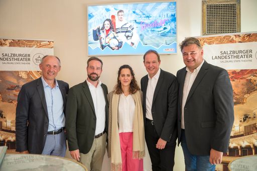  Pressegespräch zum Projekt im Salzburger
Landestheater am 3. Oktober 2023
