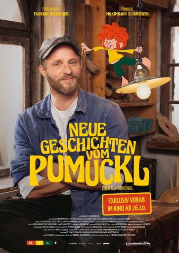 "Neue Geschichten vom Pumuckl" Plakat / Die Verwendung
dieses Bildes für redaktionelle Zwecke ist unter Beachtung aller
mitgeteilten Nutzungsbedingungen zulässig und dann auch honorarfrei.
Veröffentlichung ausschließlich mit Bildrechte-Hinweis.