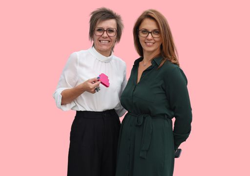 Vorschau Bild von Für die Initiative bei TELE Haase verantwortlich
sind Gabrijela Ponier (Marketing) und Stephanie Windhager (Key
Account)