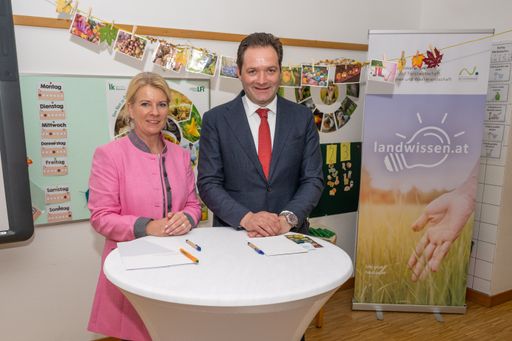BM Totschnig u. Bundesbäuerin Neumann-Hartberger