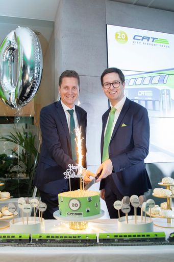 Vorschau Bild von CAT-Geschäftsführer Michael Forstner und Christoph
Korherr