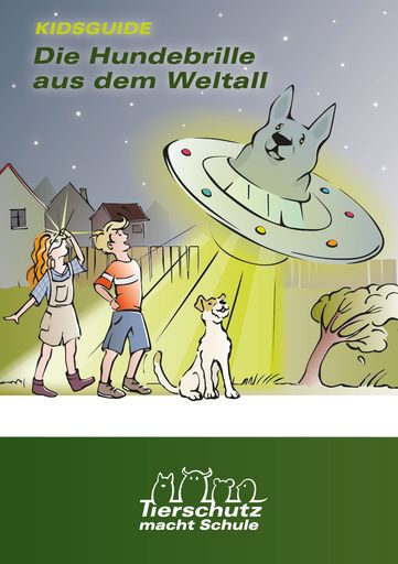 Vorschau Bild von Das Unterrichtsheft "Die Hundebrille aus dem
Weltall" mit Rätselaufgaben in Geheimschrift kann von Schulen in
Klassenstärke kostenlos bestellt werden, exkl. Versand. Zielgruppe:
8-12 Jahre
https://www.tierschutzmachtschule.at/die-hundebrille-aus-dem-weltall
