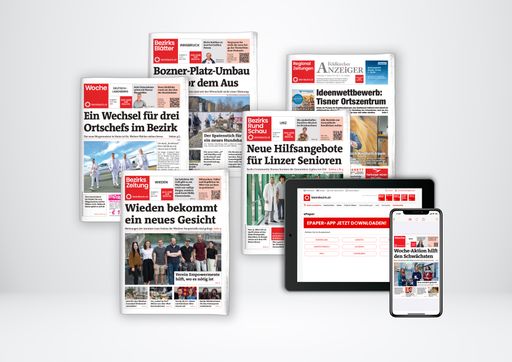 Mit insgesamt 128 lokalen Wochenzeitungen erreichen
die RegionalMedien Austria 2,898 Mio. Leserinnen und Leser* in ganz
Österreich.