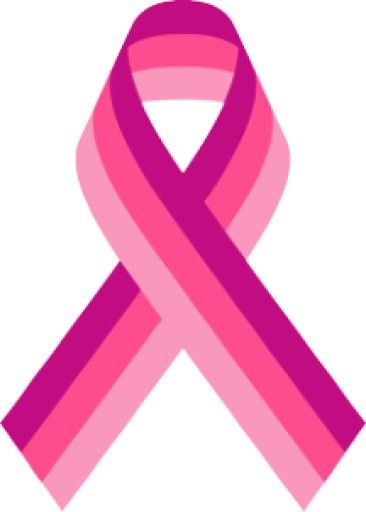 Vorschau Bild von Offizielles Krebshilfe-Symbol für "Metastasierten Brustkrebs" helles Pink = Brustkrebs mittleres Pink = Rezidiv dunkles Pink = Metastasierung