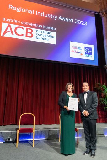  Austrian Convention Bureau (ACB) erhält „Regional
Industry Award“ von der EuroCHRIE