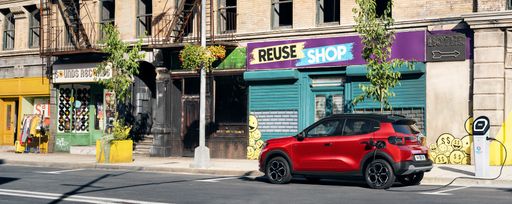 Vorschau Bild von CITROËN Ë-C3 - Seiten/Heckansicht - Modelljahr 2024
