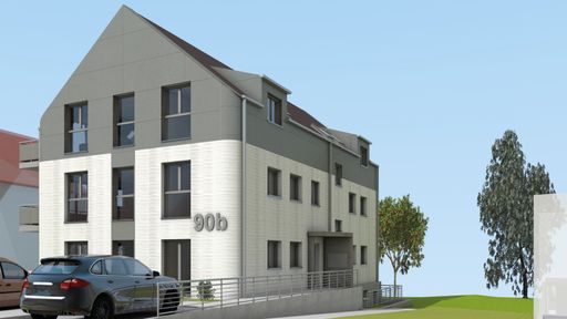 Vorschau Bild von Rendering: Deutschlands erstes öffentlich gefördertes
Mehrfamilienhaus aus dem 3D-Drucker / Die Verwendung dieses Bildes
für redaktionelle Zwecke ist unter Beachtung aller mitgeteilten
Nutzungsbedingungen zulässig und dann auch honorarfrei.
Veröffentlichung ausschließlich mit Bildrechte-Hinweis.