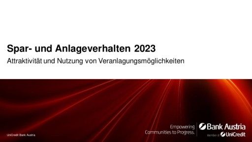  Umfrage zum Anlegerverhalten