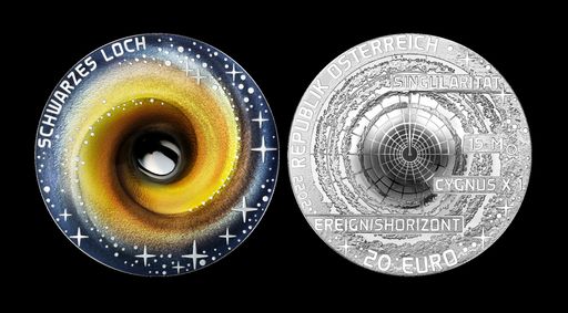  Münzoscar "Coin of the Year" für "Das schwarze
Loch"