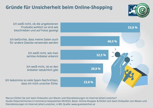 Vorschau Bild von Gründe für Unsicherheit beim Online-Shopping