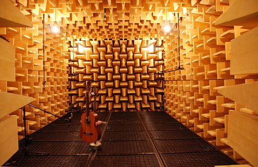 Reflexionsarmer Raum am Institut für musikalische
Akustik – Wiener Klangstil der mdw