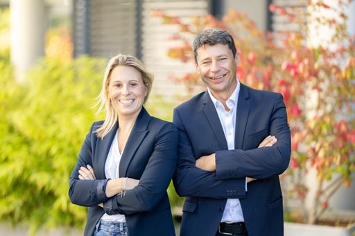  Die Geschäftsführer des Merkur Innovation Lab:
Daniela Pak-Graf und Harald Neubauer (v.r.)