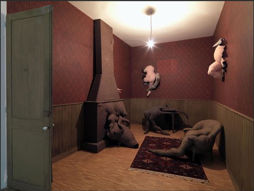  Dorothea Tanning, Hôtel du Pavot, Chambre 202, 1970
© The Estate of Dorothea Tanning/Adagp, Paris; crédit
photographique: Georges Meguerditchian – Centre Pompidou, MNAM-CCI
/Dist. RMN-GP; réf. image: 4N08278; diffusion image: l’Agence Photo
de la RMN