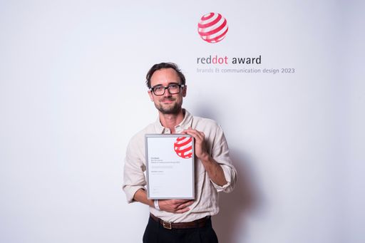  Philip Reitsperger bei der Verleihung der Red Dot
Awards in Berlin.