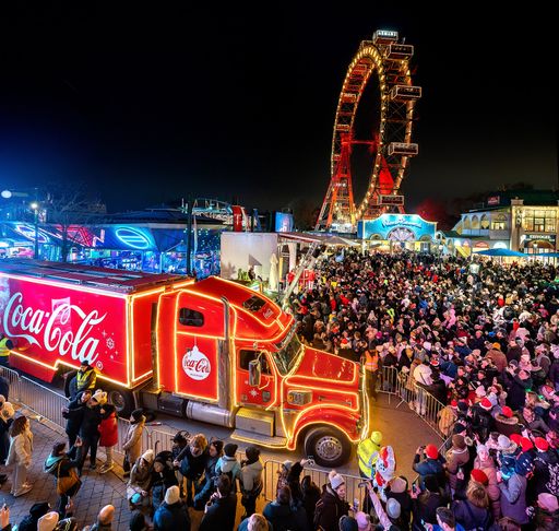Vorschau Bild von Wintermarkt am Riesenradplatz - Prater, Coca-Cola
Weihnachtstrucktour