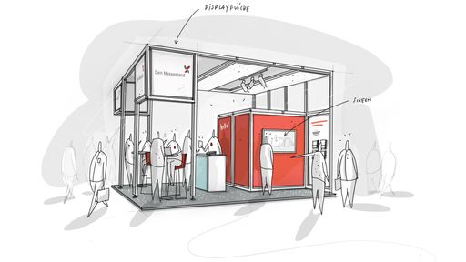  Messestand mit Messebau System / Die Verwendung dieses Bildes für
redaktionelle Zwecke ist unter Beachtung aller mitgeteilten
Nutzungsbedingungen zulässig und dann auch honorarfrei.
Veröffentlichung ausschließlich mit Bildrechte-Hinweis.
