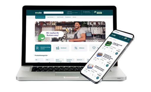 Aus BRAUUNION.PLUS wurde eazle – macht business
easy. Der Onlineshop der Brau Union Österreich bekam einen neuen,
modernen Markenauftritt.