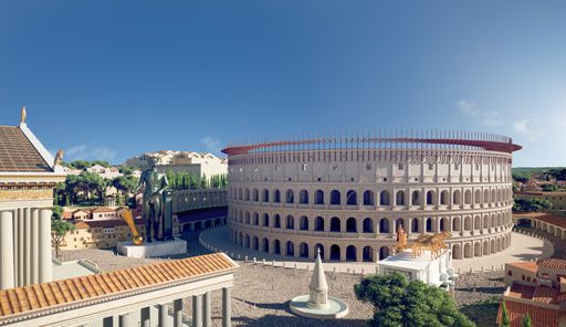 Digitale 3D-Rekonstruktion des antiken Roms mit Blick aufs
Colosseum, aus: Rome Reborn 4.0/Yorescape.com. Copyright: Flyover
Zone. / Die Verwendung dieses Bildes für redaktionelle Zwecke ist
unter Beachtung aller mitgeteilten Nutzungsbedingungen zulässig und
dann auch honorarfrei. Veröffentlichung ausschließlich mit
Bildrechte-Hinweis.