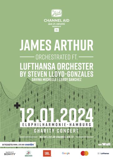 Vorschau Bild von Offizielles Konzertplakat Channel Aid - live in Concert by JBL /
Die Verwendung dieses Bildes für redaktionelle Zwecke ist unter
Beachtung aller mitgeteilten Nutzungsbedingungen zulässig und dann
auch honorarfrei. Veröffentlichung ausschließlich mit
Bildrechte-Hinweis.
