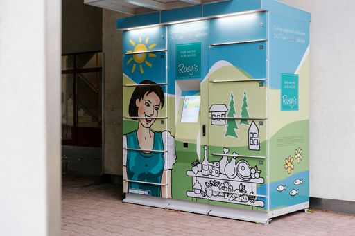  ROSY'S neueste Abholstation befindet sich in der
Oswald-Redlich-Straße 36/Stiege 4.
