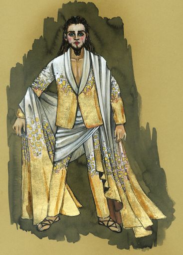 Vorschau Bild von Kostümskizze des Radames (c) Giuseppe Palella