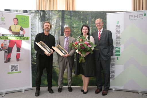  v.l.n.r.: Juri Troy, Klemens Schadauer, Anna Kleissner, Erich
Wiesner