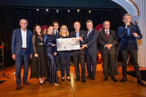 Rekordergebnis am Spendenscheck