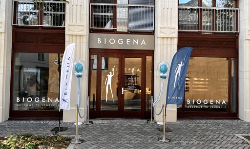 BIOGENA-Store Baden Außenansicht