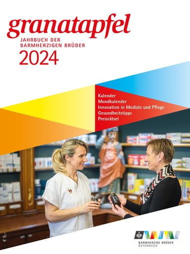 Barmherzige Brüder: Ein Jahrbuch für den guten
Zweck – Cover des Jahrbuches 2024