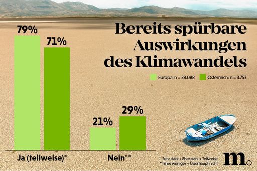 Infografik zu den Auswirkungen des Klimawandels