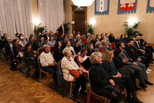 Vorschau Bild von Der Wappensaal des Wiener Rathauses bei der
Verleihung des Ferdinand-Berger-Preises