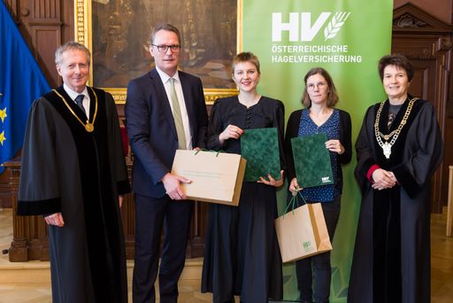 Verleihung des Förderpreises der Österreichischen
Hagelversicherung an der BOKU