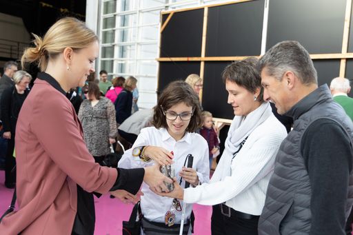 Vorschau Bild von Der Tastparcours vor der Vorstellung von "Tom
Sawyer"