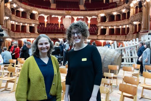 Vorschau Bild von Anke Nicolai (Sprecherin) und Nora Cartellieri
(Projektleiterin)