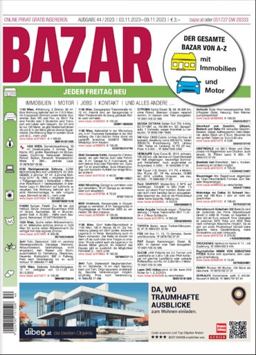 Vorschau Bild von Aktuelle Titelseite des Bazar 2023