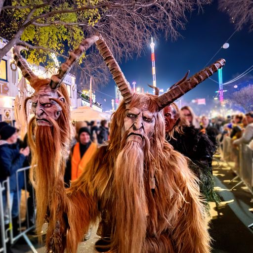 Vorschau Bild von Perchtenlauf Wintermarkt am Riesenradplatz