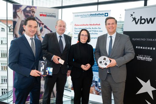  Pressegespräch "Alles Bühne! Digitalisierung von
historischen Aufnahmen der Vereinigten Bühnen Wien durch die
Österreichische Mediathek des Technischen Museums Wien", 28.
November 2023.