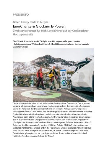 Vorschau Bild von Die gesamte Presseinfo mit Bilderdownload