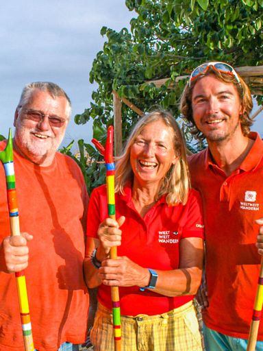 Gerald, Christa und Raimund sind die Partner des
Wanderreisen-Spezialisten Weltweitwandern auf Madeira.