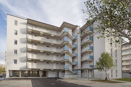 Vorschau Bild von Zwei Monate rascher als geplant realisiert IFA das
geförderte Wohnbauentwicklungsprojekt „Augasse 94“ mit 27
hochwertigen Wohnungen und attraktiven Freiflächen. ©IFA AG